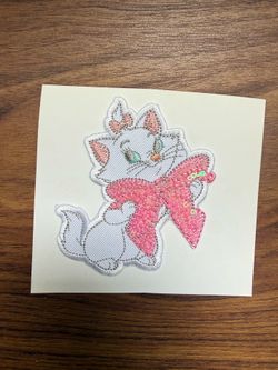 Disneyland Patch Marie Aristocats Pink Cat