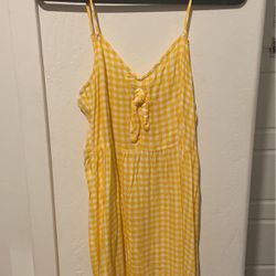 Yellow Spring Mini Dress