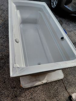 Kohler 1124-ghw-95 72"x36" drop in hested bubble massage air bath with bask heated surface bathtub, see full description below