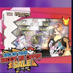 Pokémon Celebrations GameStop V Memories Box