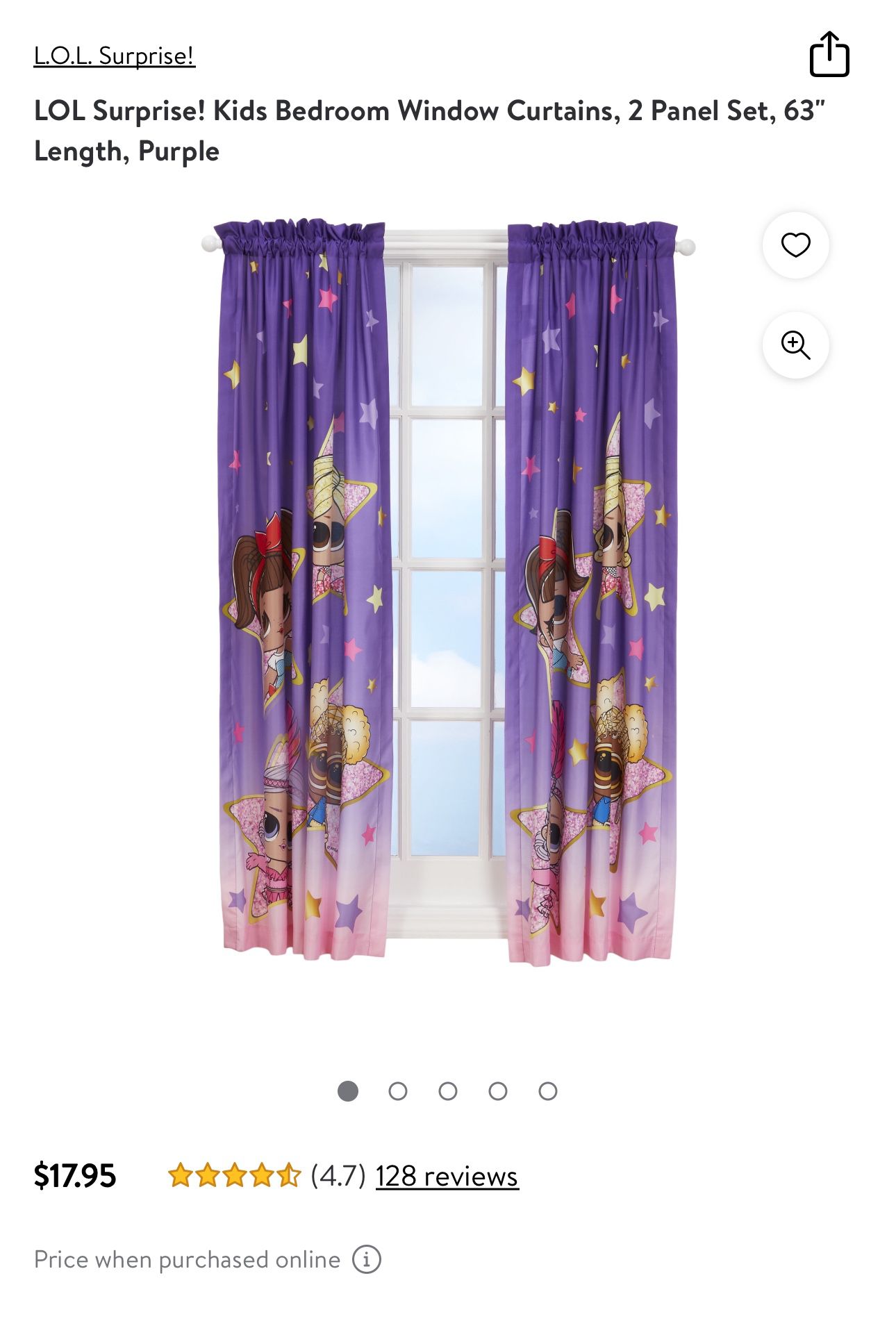 LOL Surprise curtains 