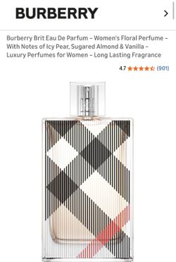 BURBERRY BRIT FOR HER 100 ML./3.3 FL. EDP SELLING ON AMAZON CURRENTLY FOR $145.