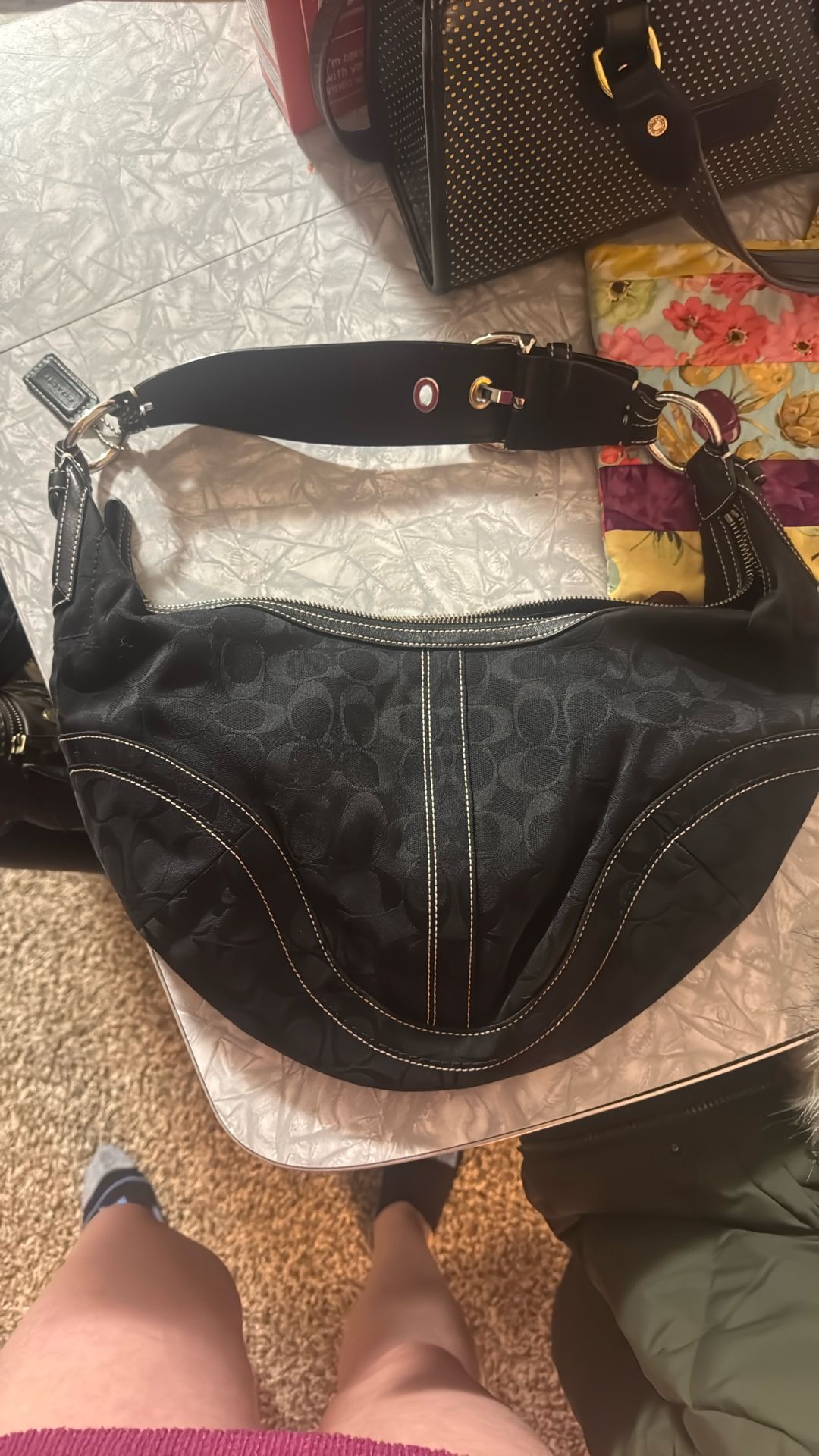 Signature Coach Hobo Bag 