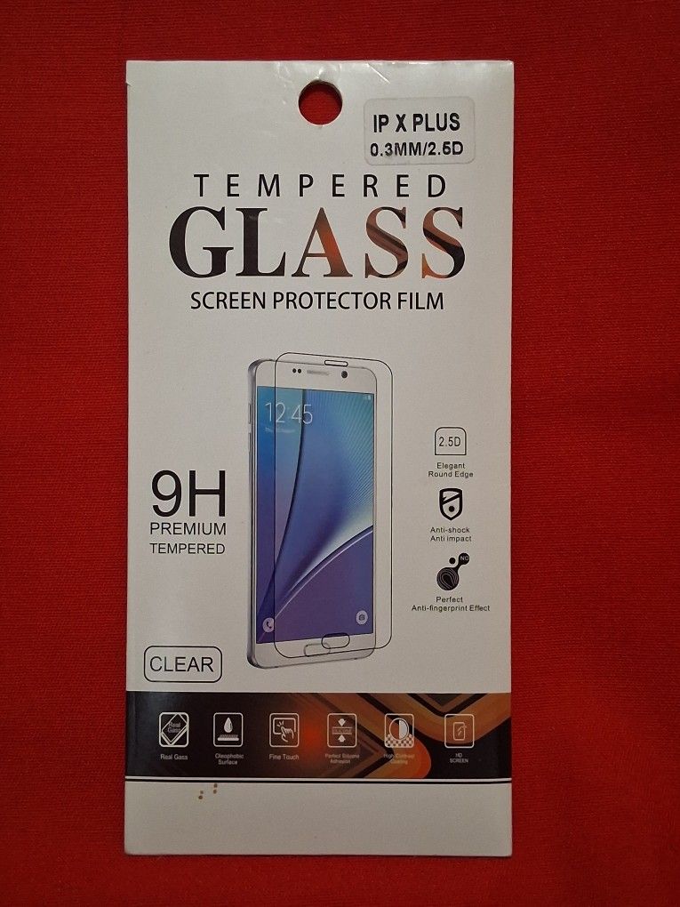 Glass Tempered Screen Protector Film For iPhone X Plus 0.3mm/2.5D