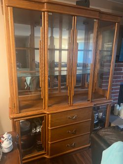 Oak China Cabinet