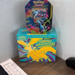 Pokémon Tin Box And Ascended Heroes Box