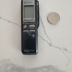 Sony IC Records ICD -B200 digital recorder