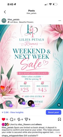 Red rose sale