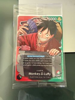 one piece ichiban kuji luffy promo card english