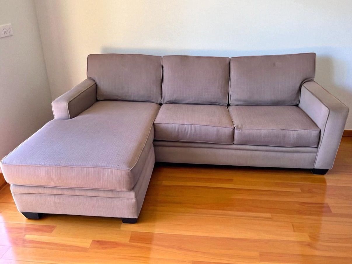 Modern Reversible Chaise 93” Sectional Sofa