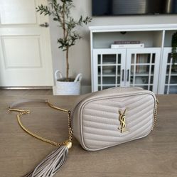 YSL l Mini Lou l Greyish Brown, Nude - $995 OBO