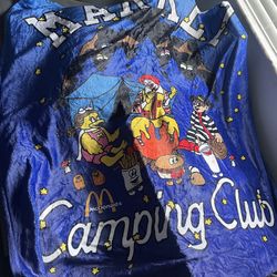 McDonald’s camping club blanket