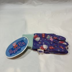 PEPPA PIG -Jersey Gardening Gloves Kids Size: Toddler