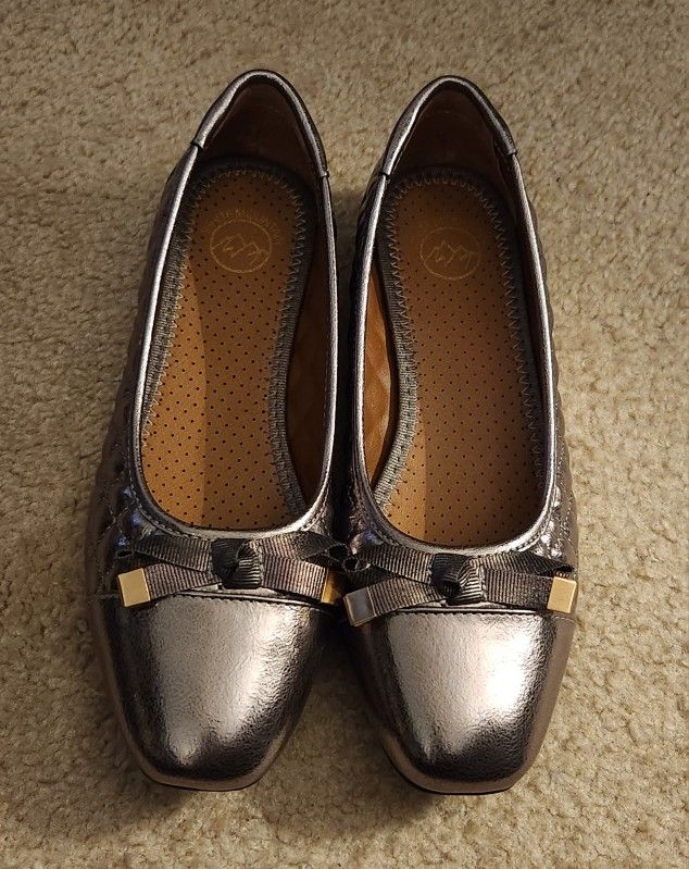 Pewter Ballet Flat