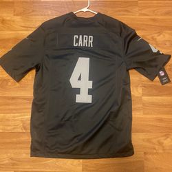 Brand New Derek Carr Raiders Jersey 