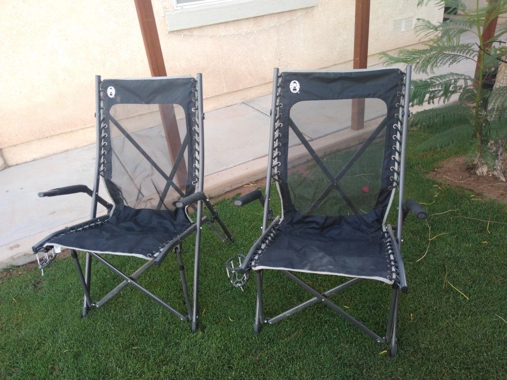 2 Coleman folding chairs $70 Imperial