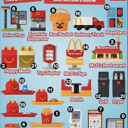 Lil McDonald’s  Toys 