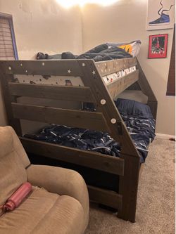 Twin over full bunk bed