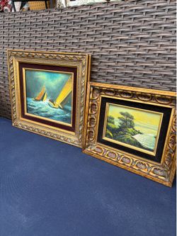 Vintage oil paintings