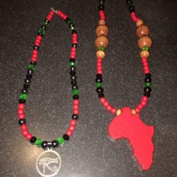 BLACK History MATTERS Red Africa Medallions RBG Eye Of Heru/Horus 