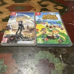 Animal Crossing and The Outer Worlds Switch Games