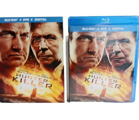 Hunter Killer: Blu-ray + DVD + Digital 2018 Brand New Factory Sealed W/Slipcover