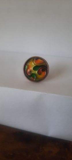 Handmade Autumn Swirl Ring
