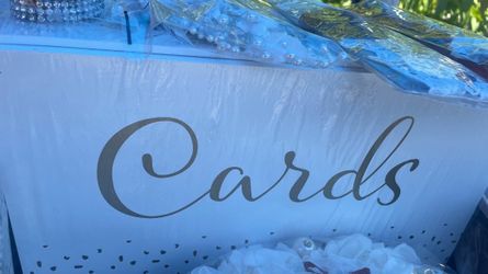 Box for wedding or Quinceañera gift cards