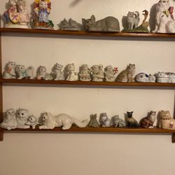 Cat Figurines. five dollars for the small ones and $10 for the large ones. See a whole pictures. Inquire of interested