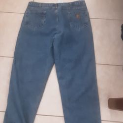 Carhartt Flannel Lined Jeans 42x34