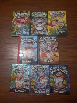Captain Underpants Books  (8 Books)