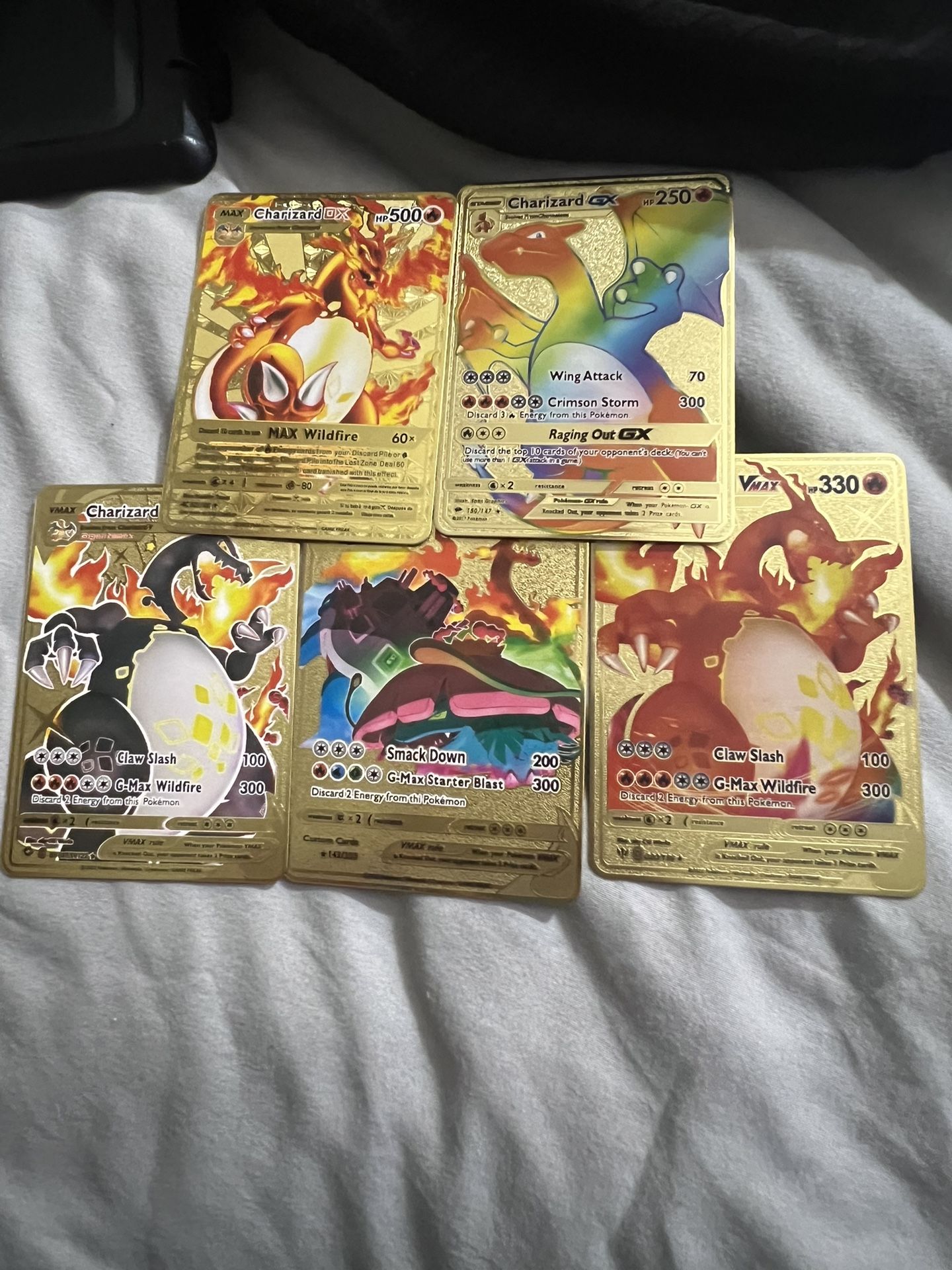 Metal Pokemon Cards