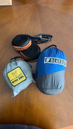 hammock and straps for camping / outdoors