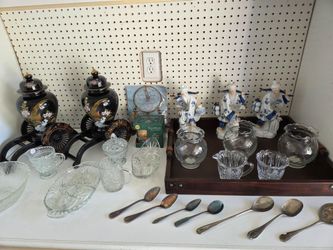 Classy figurines, decorative vases 8-10 inches