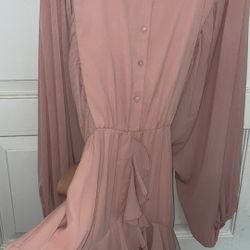 Pastel Pink Dress 2xl New without Tags