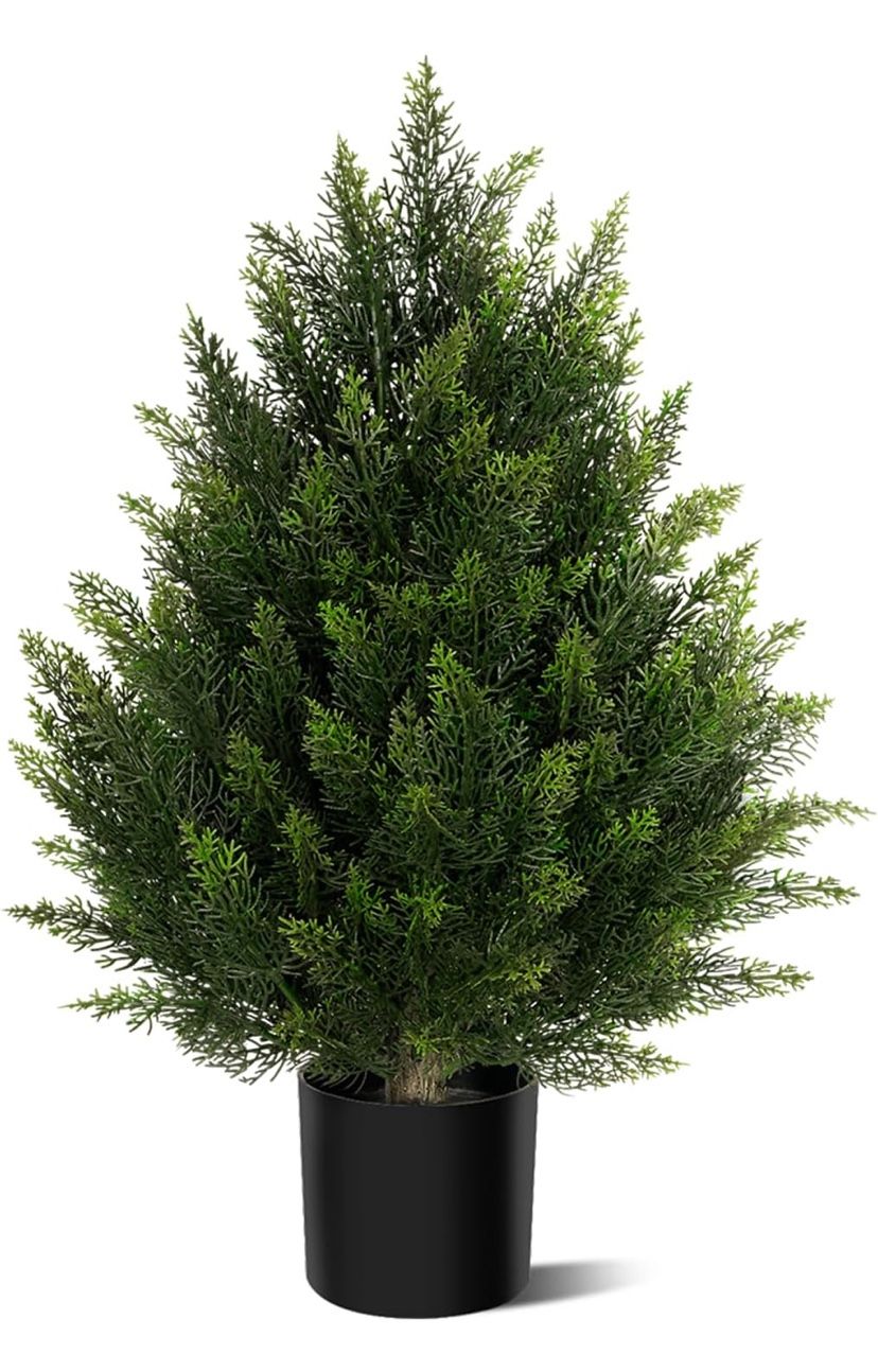 Outdoor Artificial Cedar Topiary Tree