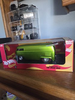 HOT WHEELS 1:18 HOT WHEELS CLASSICS 05 CUSTOMIZED VW DRAG BUS RR'sRLC LE☑️ITOUT!