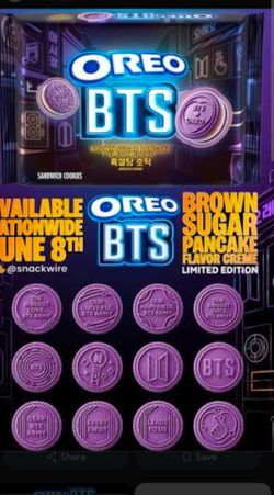 BTS OREOS LIMITED EDITION