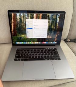 MacBook Pro 15” 2018 Touch Bar , 16gb ram  good battery
