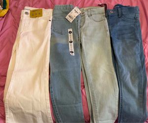 New girls jeans &tights-size 4/5-No Holds