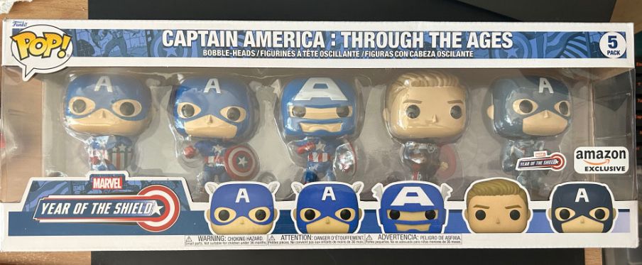 Captain America: Through The Ages Funko Pop