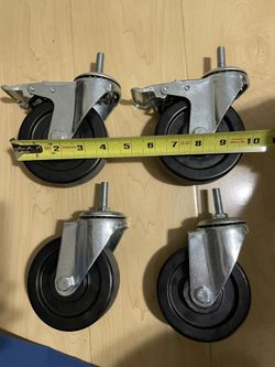 New swivel wheels with brake 4in *4+3in *3*4