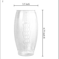 Football glass mug