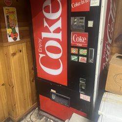 Coke Machine. Works