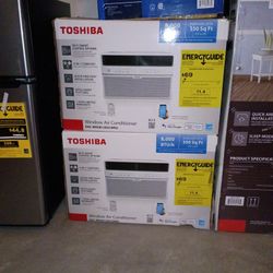 2 WINDOW A/C TOSHIBA -1 PORTABLE A/C TOSHIBA