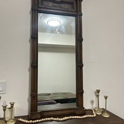 Mid-Century Modern Wooden mirror (MCM)