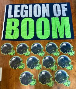 Seattle Seahawks Legion of Boom flag & Party Decorations