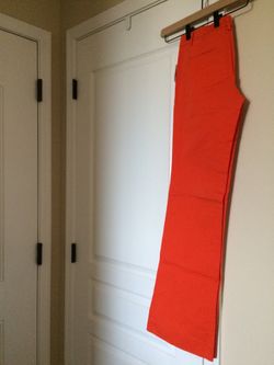 new orange perfect khaki by gap ; size 00reg