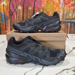 Salomon Speedcross 6 Phantom Black Size 11 Men's Trail Running Shoes