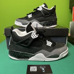 Air Jordan 4 Retro “Fear” USED SUPER CLEAN Size 9.5 OG ALL FQ8138-002